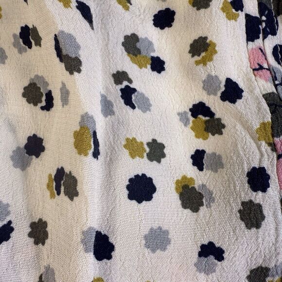 EUC‎ Boden Hopscotch Ivory Poppy Meadow Dress Size US 6R  Pink Navy - Picture 12 of 14